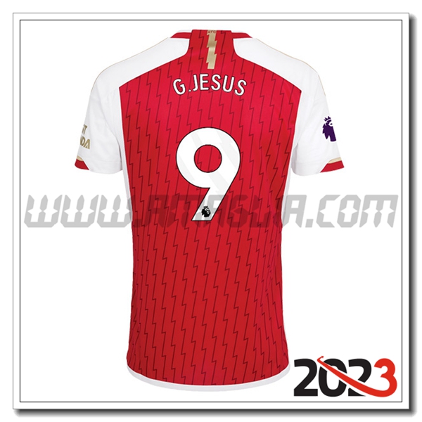 Prima Maglia Calcio Arsenal G.JESUS #9 2023 2024