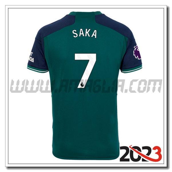 Terza Maglia Calcio Arsenal SAKA #7 2023 2024