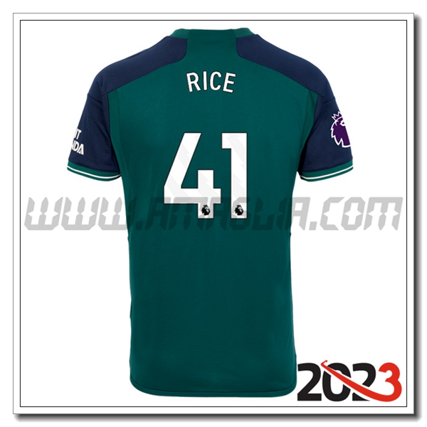 Terza Maglia Calcio Arsenal RICE #41 2023 2024