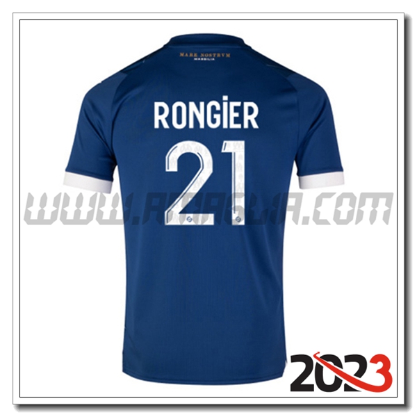 Seconda Maglia Calcio Marsiglia OM RONGIER #21 2023 2024