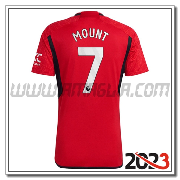 Prima Maglia Calcio Manchester United MOUNT #7 2023 2024