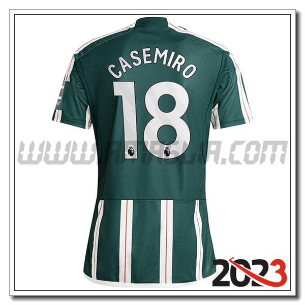 Seconda Maglia Calcio Manchester United CASEMIRO #18 2023 2024