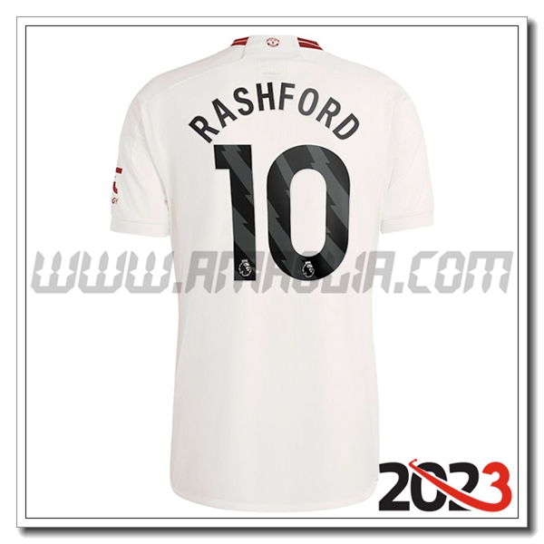Terza Maglia Calcio Manchester United RASHFORD #10 2023 2024