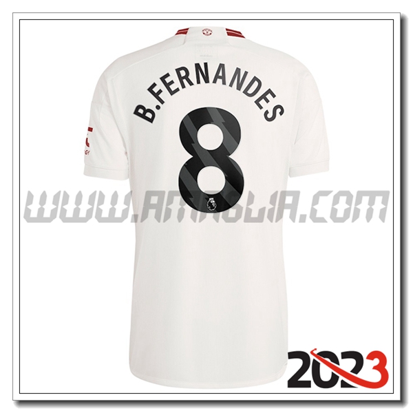 Terza Maglia Calcio Manchester United B. FERNANDES #8 2023 2024