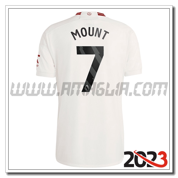 Terza Maglia Calcio Manchester United MOUNT #7 2023 2024