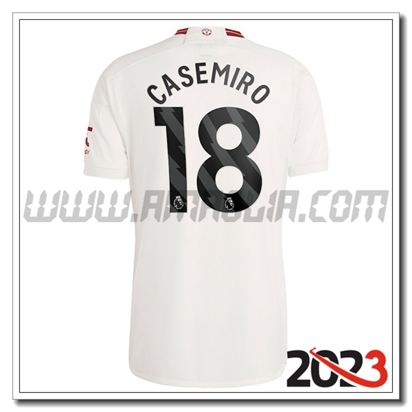 Terza Maglia Calcio Manchester United CASEMIRO #18 2023 2024