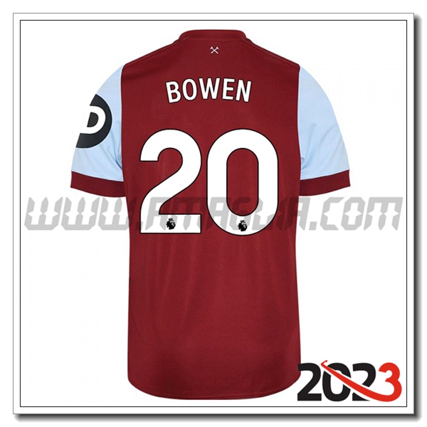 Prima Maglia Calcio West Ham BOWEN #20 2023 2024