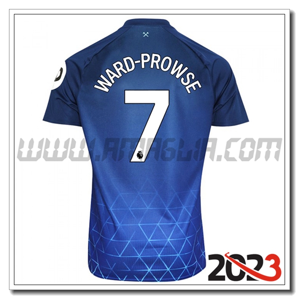 Terza Maglia Calcio West Ham WARD-PROWSE #7 2023 2024