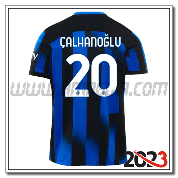 Prima Maglia Calcio Inter Milan CALHANOGLU #20 2023 2024
