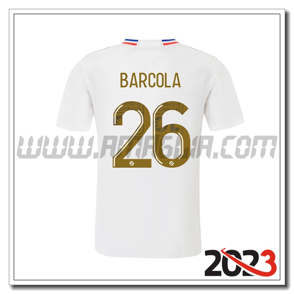 Prima Maglia Calcio Lyon OL BARCOLA #26 2023 2024