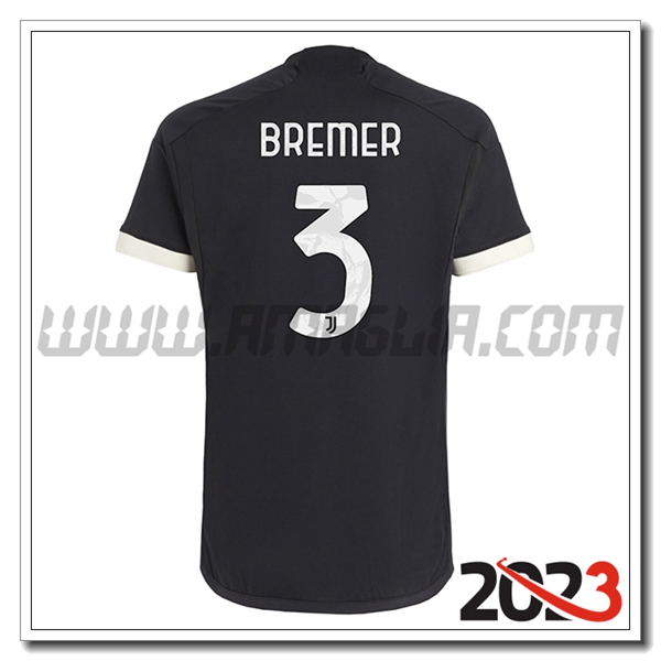 Terza Maglia Calcio Juventus BREMER #3 2023 2024