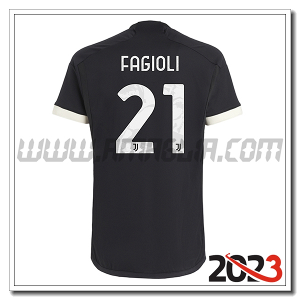 Terza Maglia Calcio Juventus FAGIOLI #21 2023 2024