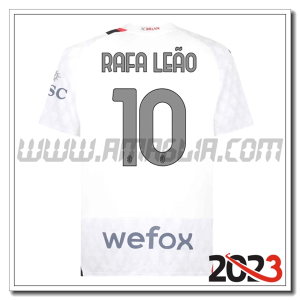 Seconda Maglia Calcio AC Milan RAFAEL LE脙O #10 2023 2024