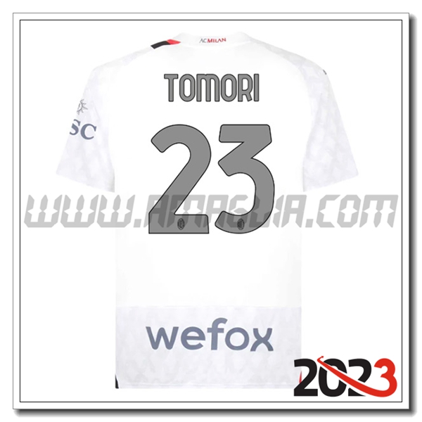 Seconda Maglia Calcio AC Milan TOMORI #23 2023 2024