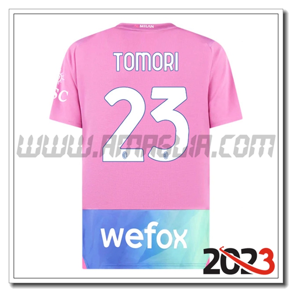 Terza Maglia Calcio AC Milan TOMORI #23 2023 2024