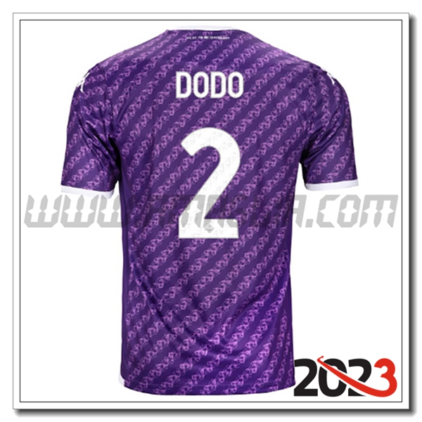 Prima Maglia Calcio ACF Fiorentina DODO #2 2023 2024