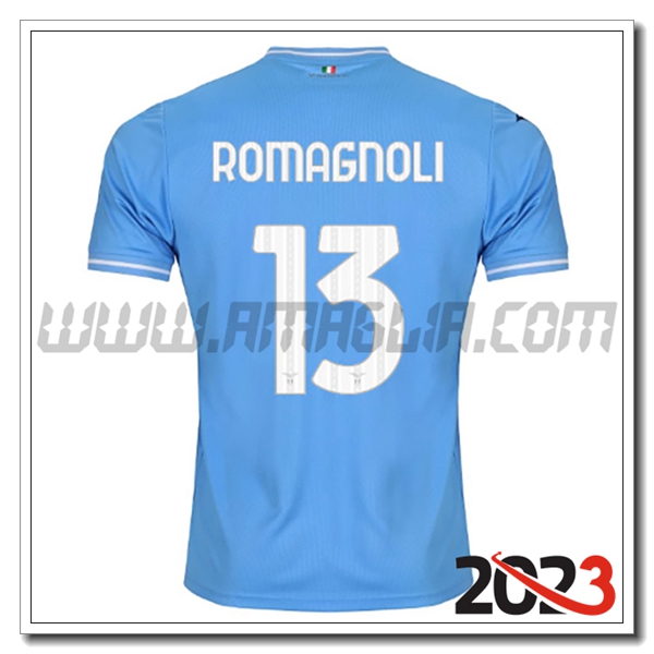 Prima Maglia Calcio SS Lazio ROMAGNOLI #13 2023 2024