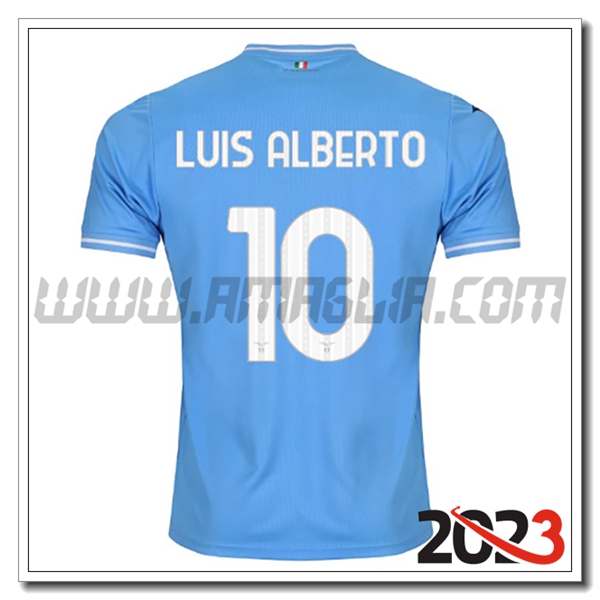 Prima Maglia Calcio SS Lazio LUIS ALBERTO #10 2023 2024