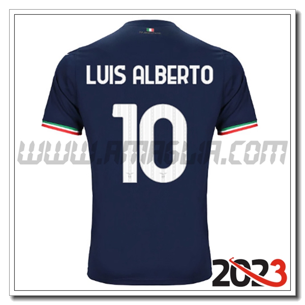 Seconda Maglia Calcio SS Lazio LUIS ALBERTO #10 2023 2024