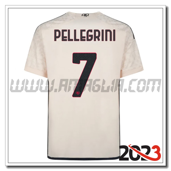 Seconda Maglia Calcio AS Roma PELLEGRINI #7 2023 2024