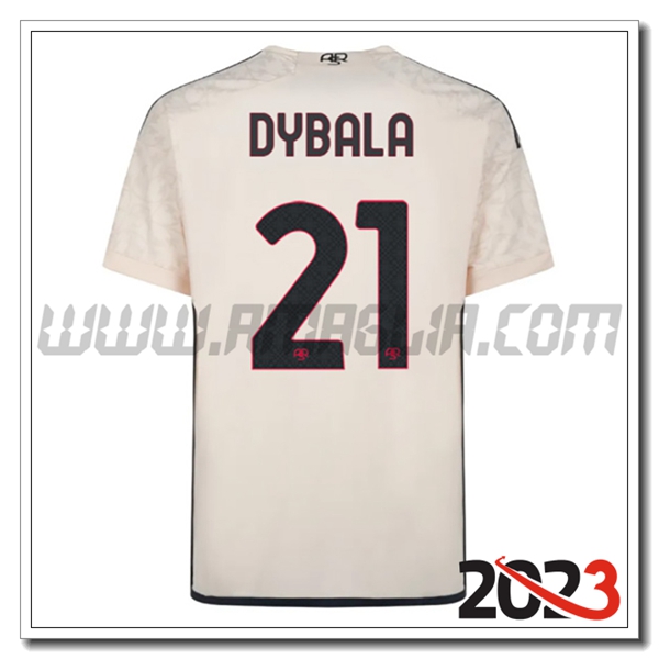 Seconda Maglia Calcio AS Roma DYBALA #21 2023 2024