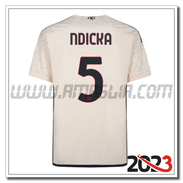 Seconda Maglia Calcio AS Roma NDICKA #5 2023 2024