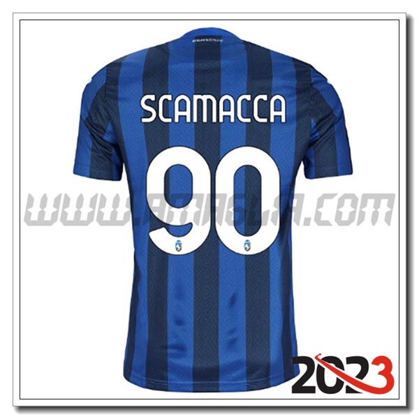 Prima Maglia Calcio Atalanta SCAMACCA #90 2023 2024