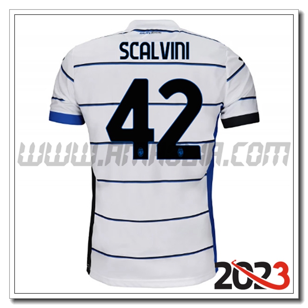 Seconda Maglia Calcio Atalanta SCALVINI #42 2023 2024
