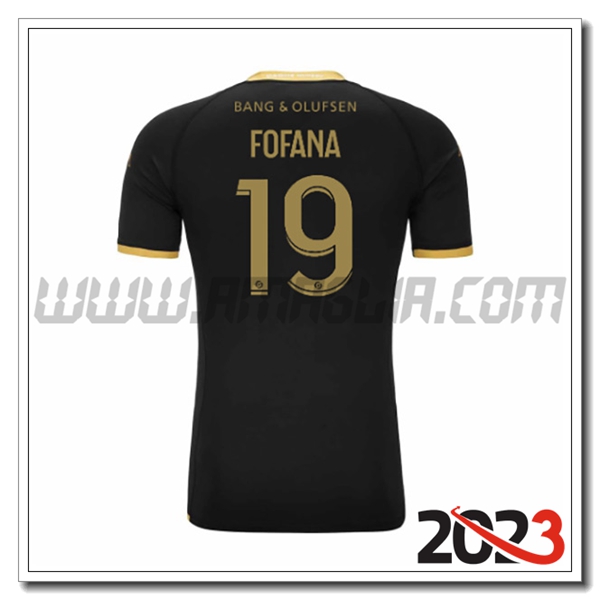 Seconda Maglia Calcio AS Monaco FOFANA #19 2023 2024