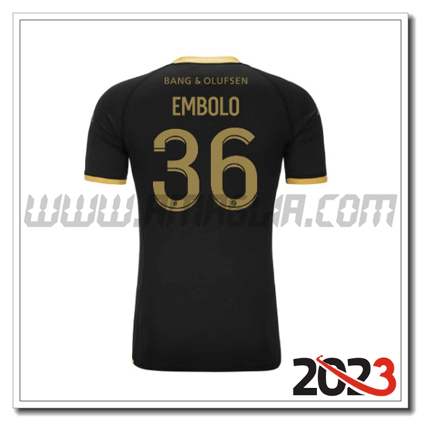 Seconda Maglia Calcio AS Monaco EMBOLO #36 2023 2024
