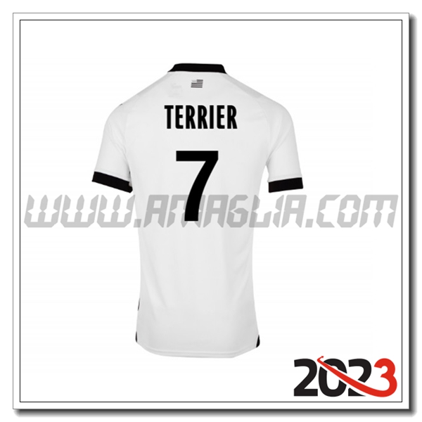 Seconda Maglia Calcio Stade Rennais TERRIER #7 2023 2024
