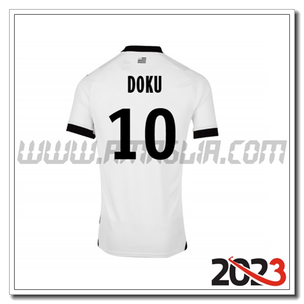 Seconda Maglia Calcio Stade Rennais DOKU #10 2023 2024