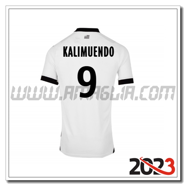 Seconda Maglia Calcio Stade Rennais KALIMUENDO #9 2023 2024