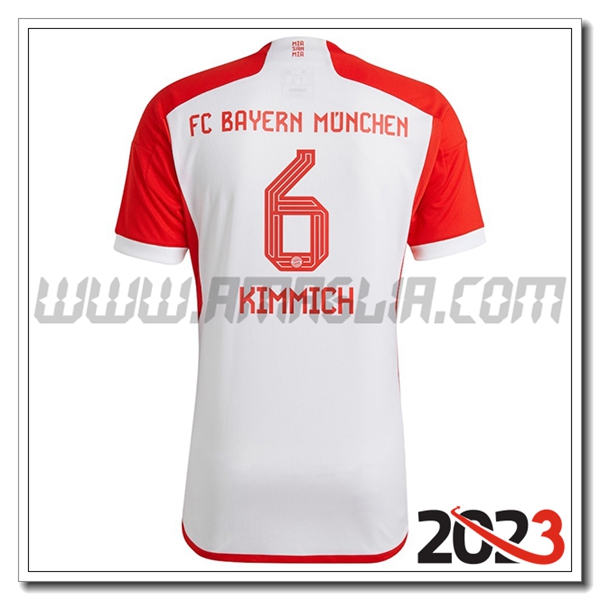 Prima Maglia Calcio Bayern Monaco KIMMICH #6 2023 2024