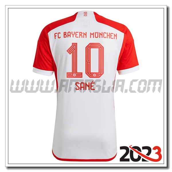 Prima Maglia Calcio Bayern Monaco SAN脡 #10 2023 2024