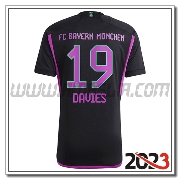 Seconda Maglia Calcio Bayern Monaco DAVIES #19 2023 2024
