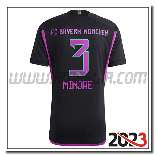 Seconda Maglia Calcio Bayern Monaco MINJAE #3 2023 2024