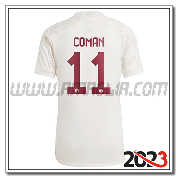 Terza Maglia Calcio Bayern Monaco COMAN #11 2023 2024