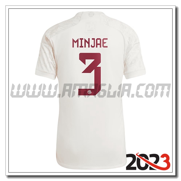 Terza Maglia Calcio Bayern Monaco MINJAE #3 2023 2024