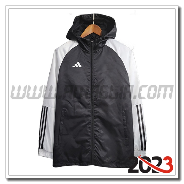 Giacca A Vento Adidas Nero 2023 2024 -06