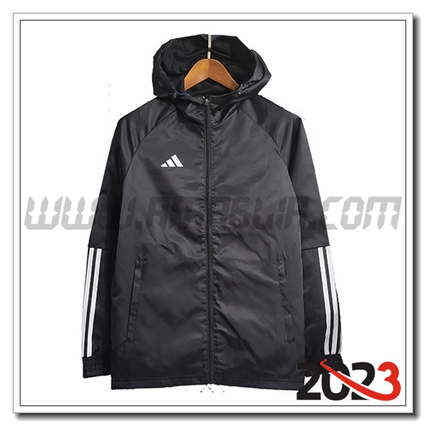 Giacca A Vento Adidas Nero 2023 2024 -05
