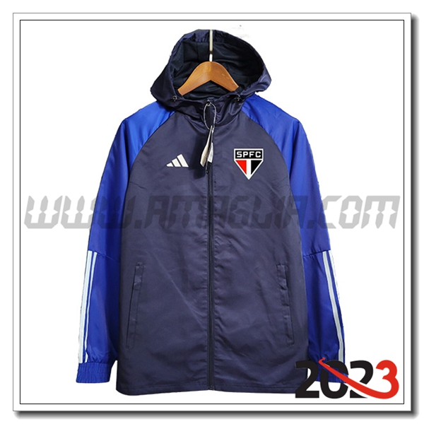 Giacca A Vento Sao Paulo FC blu marina 2023 2024
