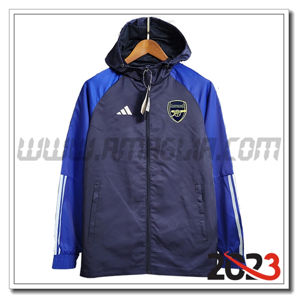 Giacca A Vento Arsenal blu marina 2023 2024 -04