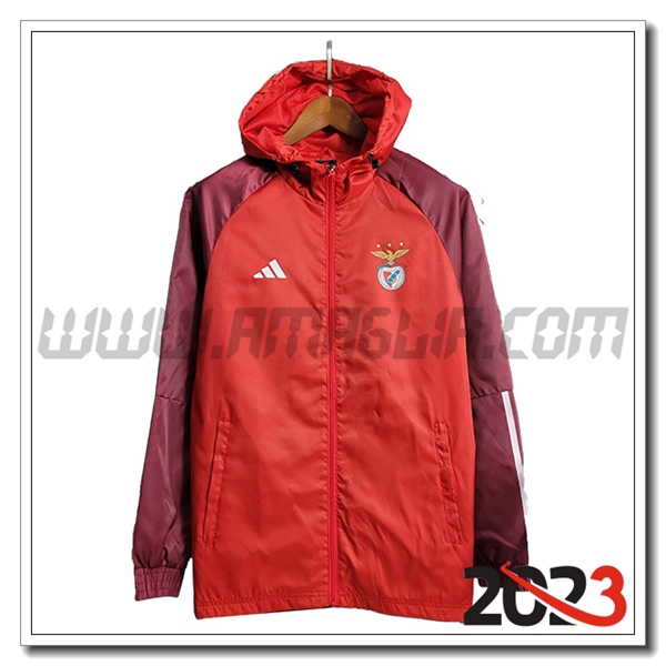 Giacca A Vento Benfica Rosso 2023 2024 -02