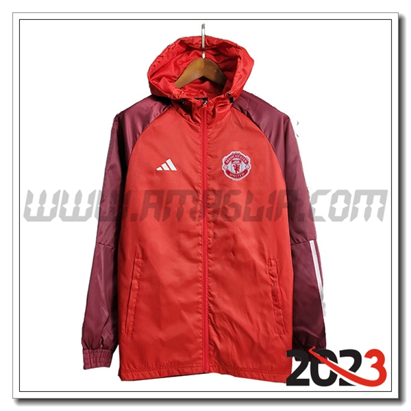 Giacca A Vento Manchester United Rosso 2023 2024 -02