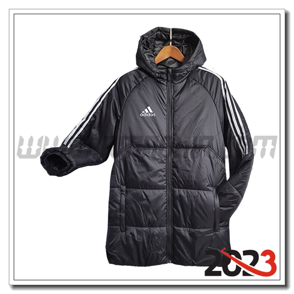 Nuova Piumino Con Cappuccio Adidas Bianco 2023 2024 -02