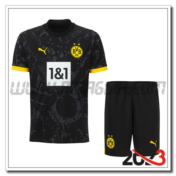 Kit Maglia Dortmund BVB Seconda + Pantaloncini 2023 2024