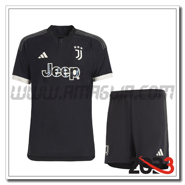 Kit Maglia Juventus Terza + Pantaloncini 2023 2024