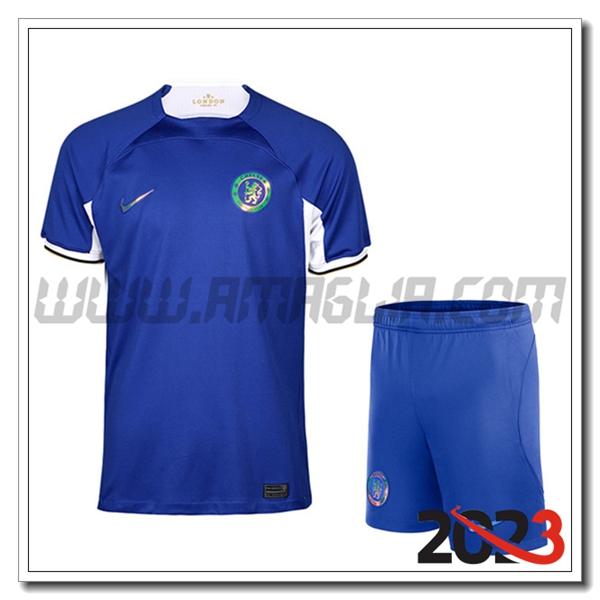 Kit Maglia FC Chelsea Prima + Pantaloncini 2023 2024