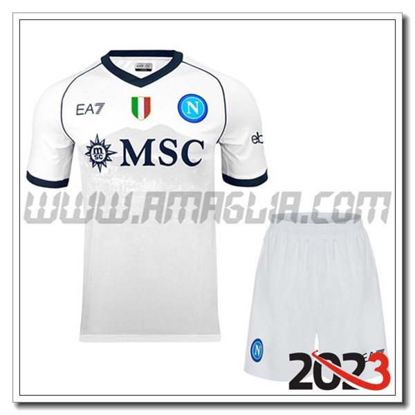 Kit Maglia SSC Napoli Seconda + Pantaloncini 2023 2024